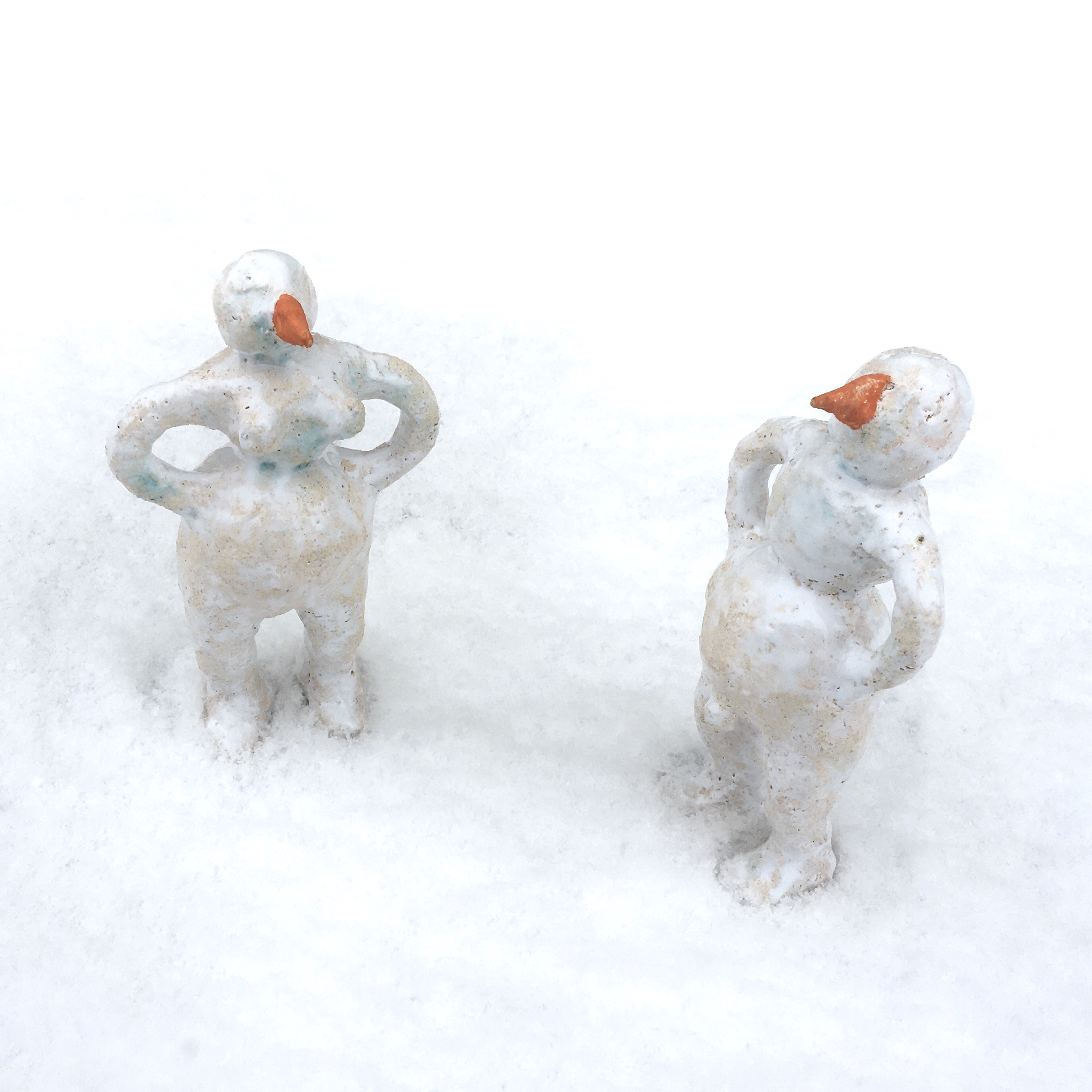 Snowman & Snowoman